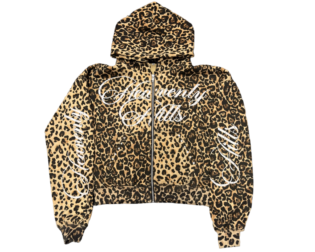 PSALM 121 1-2 CHEETAH HOODIE